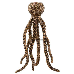 Porte-bougie d'intérieur de style traditionnel, décoration de salon, pot à bougie unique en métal et béton, le plus vendu - Product Image 4