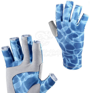 ถุงมือตกปลา LADO SPORTS แบบสั่งทำพิเศษ ผลิตจากโพลีเอสเตอร์ รองรับหน้าจอสัมผัส สายรัดข้อมือปรับได้ ใช้ได้ทั้งชายและหญิง สวมใส่ง่าย เหมาะสำหรับใส่ลำลอง - Product Image 5