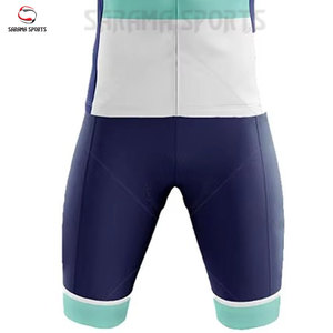 Traje de Ciclismo Personalizado de Alta Calidad al por Mayor de Fábrica, Traje Deportivo de Manga Corta con Estampado Sublimado para Hombre - Product Image 6