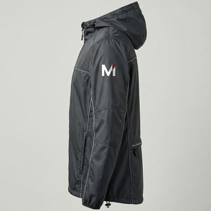 Chaqueta Cortavientos Ligera Impermeable con Capucha Unisex para Ropa Urbana, Senderismo al Aire Libre, Transpirable, Impermeable, Cortavientos para Hombre - Product Image 3