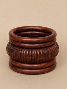 Pulseras de Madera Natural Hechas a Mano con Acabado Pulido y Vetas Bonitas para Mujer, de Alta Resistencia para Mesa - Product Image 4