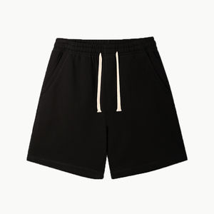 Pantalones Cortos Bermuda de Punto Transpirables de Alta Calidad para Hombre, Cintura Media, con Cordón Ajustable, Logotipo Frontal y Estampado en Relieve - Product Image 4