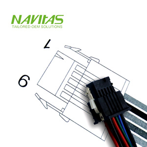 ชุดสายไฟ Isdf แบบแถวคู่10ทาง1.27มม. พร้อมขั้วต่อตัวผู้ที่เป็นไปตามมาตรฐาน UL และ ROHS - Product Image 3