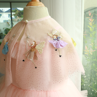 2025 o-cou scintillant robe pour filles princesse perles broderie Tulle robe Vietnam fabrication ODM enfant Boutique de Rosie
