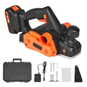 Pialla Elettrica a Batteria Senza Fili, Larghezza 3 1/4 Pollici, 16000 RPM, Profondità Regolabile 5/64 Pollici, Lame HSS Doppie per Lavorazione del Legno - Product Image 1