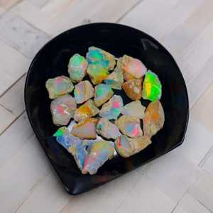 Natural Ethiopian Opal Rough Lot Fire Opal <b>Crystal</b> Wholesale Bulk Gemstone For Jewelry Making <b>Raw</b> Opal - Product Image 6