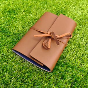 Luxury Brown A6 <b>Leather</b> Best <b>Notebook</b> Cover Personalized Planner Organizer System Business <b>Refillable</b> Sketchbook Journal Holder - Product Image 3