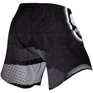 Shorts de combat thaïlandais MMA personnalisés à succès avec impression par transfert thermique extensible 100% polyester - Product Image 2