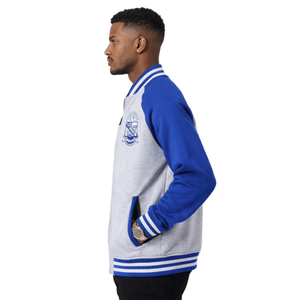 Chaqueta Varsity de Forro Polar Gris Jaspeado Phi Beta Sigma, Ropa de Fraternidad Griega con Estilo Universitario Clásico, Cálida y Cómoda - Product Image 3