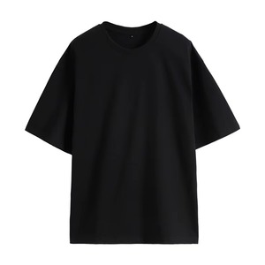 T-shirt de sport avec logo personnalisé |   T-shirts unisexes à coupe ample et épaules tombantes, style streetwear |   T-shirts de sport décontractés en coton lavande - Product Image 5