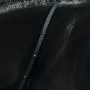 Horse Leather Bridle 100% Genuine Leather Black Colors Softy Padded Stainless Steel Hardware <b>Leaf</b> Design Fancy Stitching - Product Image 6