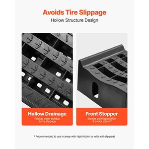 2 Rampe Portatili per Auto ad Alto Profilo, Capacità 13.000 Libbre, Altezza Sollevamento 6,3 Pollici, per Manutenzione Garage Domestico - Product Image 4