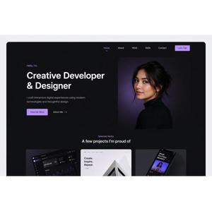 Services de conception de portefeuilles professionnels : créer des sites web modernes, responsifs et conviviaux pour la marque personnelle - Product Image 1