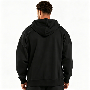 Sudadera con Capucha Personalizada con Pedrería, 100% Algodón, Unisex, Sólida, de Invierno, Holgada, con Bolsillos, Transpirable, 550 Gramos, Gruesa - Product Image 5