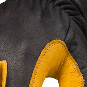 Guantes de Soldadura de Cuero Resistentes al Calor de Alta Resistencia con Palma Reforzada y Puño Largo para Soldadura MIG TIG - Product Image 4
