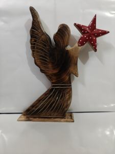 anges en bois, anges en résine époxy, anges avec des ailes - Product Image 3