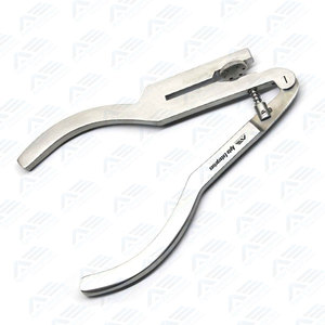 Pince à épiler manuelle de haute qualité en acier inoxydable pour biopsie orale, instrument chirurgical de gros - Product Image 2