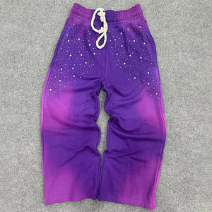 cotton bell bottom <b>pants</b> for men featuring wide flared legs and retro styling great for parties and festivals - Product Image 2