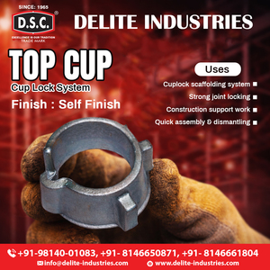 DELITE TOP CUP CASTED Abrazadera de Encofrado de Hierro Dúctil de Alta Resistencia, Componente Industrial para la Formación de Hormigón - Product Image 2