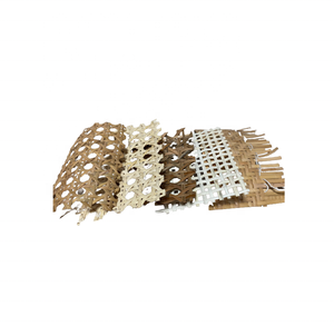 Material de rollo de malla de caña de ratán natural de alta calidad para producir artesanías de muebles de decoración de sala de estar de ratán - Product Image 3