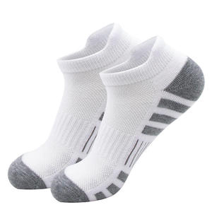 TITAN TREAD WEAR <b>Black</b> Ankle Running <b>Socks</b> Men's Breathable Solid Sport <b>Socks</b> with Cotton Liner Anti-Slip for Summer Activities - Product Image 2