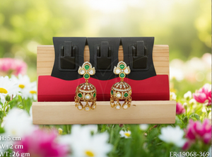 Pendientes Festivos Indios de Primera Calidad para Bodas, Fiestas de Mehendi, Pendientes Elegantes para Novias, Precio al por Mayor - Product Image 2