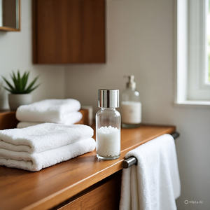 Cristaux de sel de bain détoxifiants à la lavande de l'Himalaya, sculptés dans la pierre, à l'essence pure, écologiques, design moderne, arôme apaisant, Fête des Mères - Product Image 4