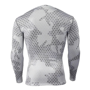 For Factory Supply High Demand Rashguard Quick Dry Spandex/Polyester Anti-Bacterial Mens <b>Compression</b> <b>Shirt</b> Long Sleeve Rashguard - Product Image 2
