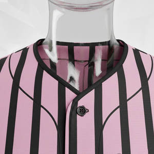 Uniforme de Béisbol y Sóftbol Unisex de Alta Calidad, 100% Poliéster Antibacterial, Cuello en V, con Logotipo Personalizado y Nombres del Equipo - Product Image 6