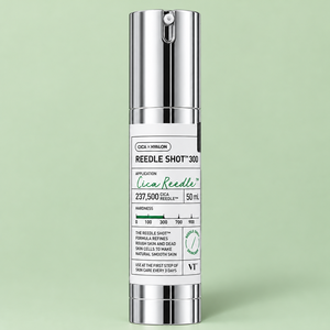 VT Reedle Shot 300 50ml Cica Hyalon Anti-âge Éclaircissant Exfoliant Sans Huile Sérum Coréen pour Soins de la Peau au Beurre de Karité Vente en Gros - Product Image 1