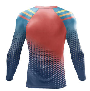 Nouveau service OEM personnalisé, vêtements de fitness unisexes, rashguard à manches longues, respirant, antibactérien, UPF50+, respectueux de l'environnement - Product Image 2