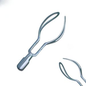 Forceps obstétrical Simpson 9,5 pouces en acier inoxydable, forceps de gynécologie et d'obstétrique pour accouchement, instrument chirurgical réutilisable OEM - Product Image 1