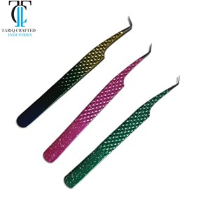 Pinces à cils antidérapantes pour la création de bouquets de cils volumineux et l'application de cils individuels - Product Image 6