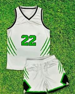 Uniforme de Baloncesto Personalizado al por Mayor de Alta Calidad, Conjunto de Sublimación de Camisetas de Fútbol Unisex, Impresión de Logotipo Personalizado, Bordado en la Parte Superior - Product Image 2