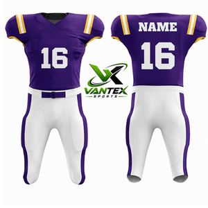Maillot de football américain personnalisé, uniforme d'équipe, vêtements de sport par sublimation, vêtements de football personnalisés, vente en gros, fabrication directe d'usine OEM - Product Image 2