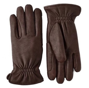 Guantes de Piel Auténtica con Pantalla Táctil para Invierno 2024, Venta al Por Mayor, Logotipo Personalizado, Cálidos, Deportivos, para Esquí, Ciclismo, Uso Casual, Fiestas al Aire Libre - Product Image 4