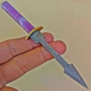 Cuchillo de Chef Personalizado Hecho a Mano Jexmoo con Acero de Damasco, Cuchillos de Cocina en Miniatura, Mango Hermoso, Regalo para Chef - Product Image 3