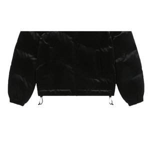 Waterproof Windproof Eco-Friendly Breathable Casual Winter Jacket Pockets Wholesale Custom OEM Printed <b>Fleece</b> Puffer Stand Men - Product Image 3