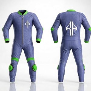 Traje de Motociclismo de Cuero Genuino, Estilo Racing, para Invierno, Diseño Personalizado de Primera Calidad, Trajes de Cuero para Motociclistas, Último Modelo - Product Image 1