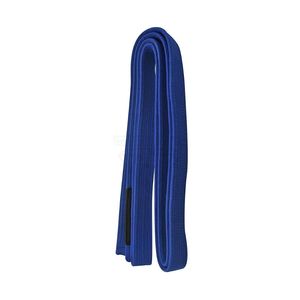 Cinturón de Artes Marciales de Algodón Azul Resistente con Cierre de Gancho y Bucle, Correa de Entrenamiento Larga, Accesorio de Práctica - Product Image 1