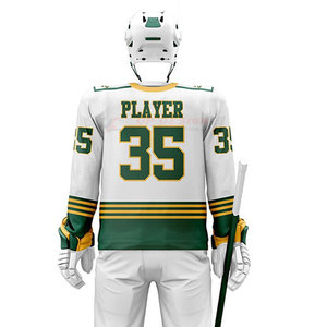 Uniforme de hockey sur glace personnalisé de haute qualité avec numéro d'équipe, nouveau design respirant 100% polyester, prix abordable, sublimation - Product Image 5