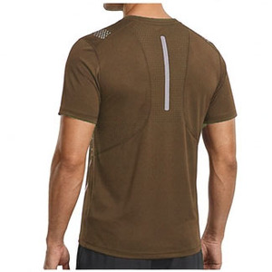 Camiseta Deportiva para Hombre, Ajustada, Reflectante, 100% Poliéster, Manga Corta, para Gimnasio, Secado Rápido, Compresión - Product Image 2