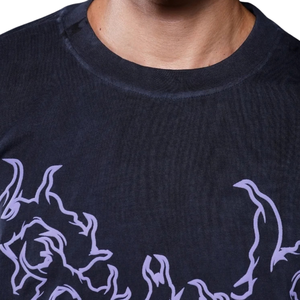 <b>Mens</b> Two Tone Gradient Graphic <b>Silk</b> Screen Printed T <b>Shirt</b> Short Sleeve Crew Neck Streetwear Casual Wholesale Custom Clothing - Product Image 3