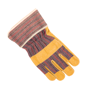 Gants de sécurité en cuir industriels, personnalisation de la marque, gants de travail en cuir de qualité supérieure, vente en gros directe d'usine - Product Image 4