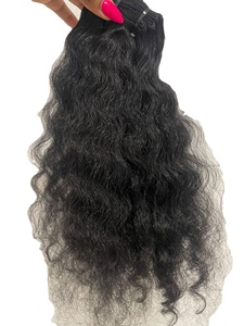 Blonde Premium Raw Virgin Remy Indian Temple Cheveux Humains Bouclés pour Extensions Inde du Sud Haute Qualité Machine Blanchiment - Product Image 4