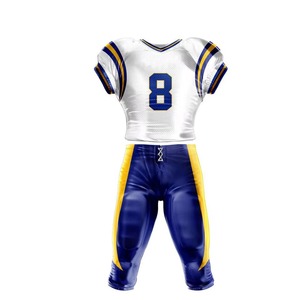 Premium Quality American Football Uniform Breathable Jersey <b>Pants</b> Set Adult Team Sportswear XL Custom Logo - Product Image 6