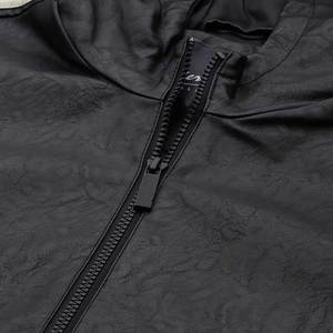 Chaqueta con Capucha de Cuero Sintético Negro para Hombre, Cierre de Cremallera, Corte Regular, Color Sólido, Estilo Motero, para Otoño - Product Image 5