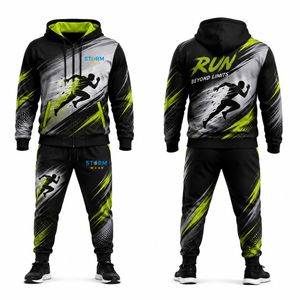Survêtement de sport haute performance pour clubs et équipes, tenue d'échauffement d'athlétisme OEM, survêtement personnalisé par sublimation pour hommes - Product Image 4