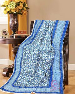 400 TC Pure Cotton Floral Jaipuri Design Printed Lightweight <b>Single</b> Bed <b>Quilt</b>/Razai/Rajai 85x55 Inches Soft Cozy All-Season - Product Image 4