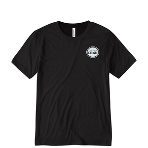 T-shirts unisexes à manches courtes avec logo personnalisé, coutures latérales, 140 GSM, vêtements vierges, fabricant de vêtements - Product Image 1